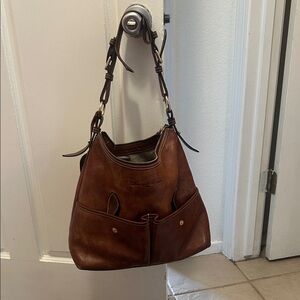 Dooney and bourke Brown Leather Shoulder Bag